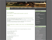 Tablet Screenshot of greyhound-club.de